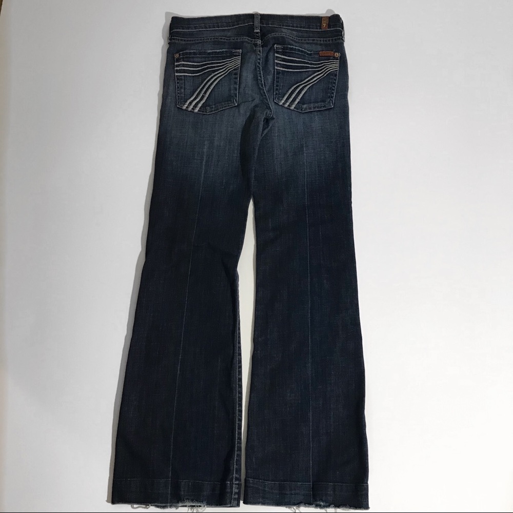 7 For All Mankind Dojo Jeans Size 29 Fray